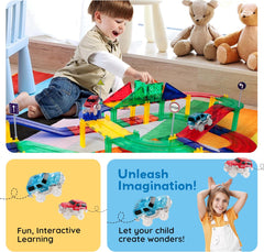 Picasso Magnetic Tiles Race Track 80-Pieces