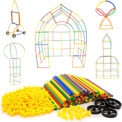 Picasso Magnetic Straw Construction Set 600-Pieces