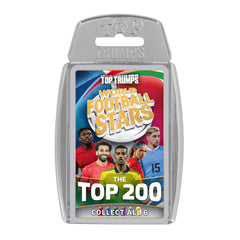 Top Trumps World Football Stars 200 Silver Edition Card Game