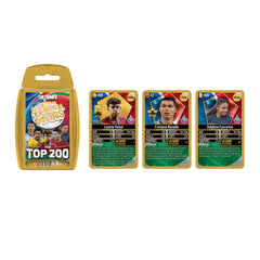 Top Trumps World Football Stars 200 Gold Edition Card Game