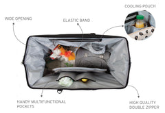 Childhome Daddy Bag Black Large Baby Diaper Travel Bag