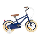 Rizz 12 Inch Navy Blue Kids Bicycle - Platinum Boys