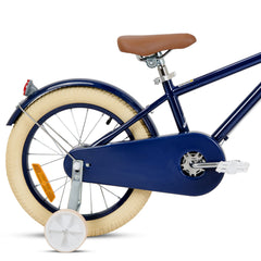 Rizz 16 Inch Navy Blue Kids Bicycle - Platinum Boys