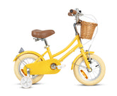 Rizz 12 Inch Yellow Kids Bicycle - Platinum Girls