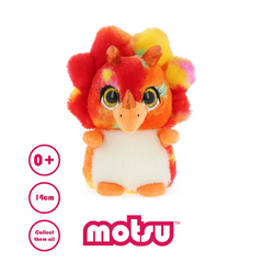 Animotsu Triceratops Plush by Keel Toys Collectible Dinosaur for Babies & Toddlers 14cm