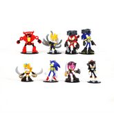 Sonic Figure Action 8Pack Deluxe Box 3Inch