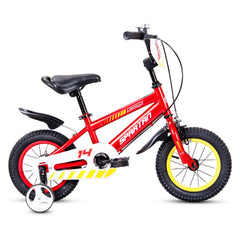 Spartan 14 Inch Red Kids Bicycle - Storm