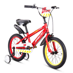 Spartan 16 Inch Red Kids Bicycle - Storm