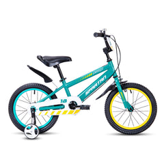 Spartan 18 Inch Green Kids Bicycle - Storm