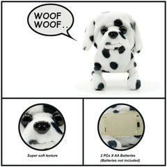 Pugs At Play Walking Spotty 6.5 Inch Battery Operated