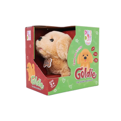 Pugs At Play Walking Goldie 6.5 Inch Battery Operated