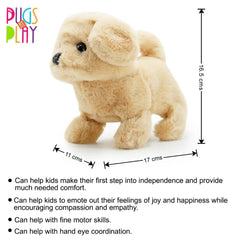 Pugs At Play Walking Goldie 6.5 Inch Battery Operated