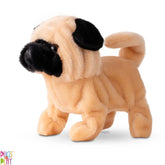 Pugs At Play Walking Pug 6.5 Inch Battery Operated