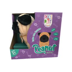Pugs At Play Walking Pug 6.5 Inch Battery Operated