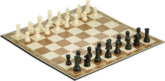 Chess Classic Board Game with Folding Checkered Board and Durable Pieces