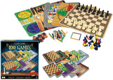 100 Classic Board Games Set for Kids & Adults - Family Game Collection