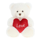 Keeleco Plush Bear 45cm - Cream Teddy for Valentine’s Day Gift