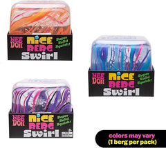 NeeDoh Nice Berg Swirl (1 piece, random style, subject to availability)
