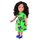 Hayati Girl Doll Jeedah Green Dress 18-Inches