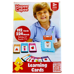 Hapee Capee Flash Learning Cards English/Arabic Battery Operated