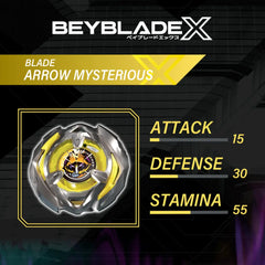 Beyblade X Launcher Arrow Mysterious 4-80B