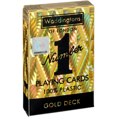 Waddington Number1 Playing Cards Gold CDU12