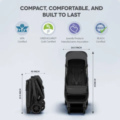 UPPAbaby Minu V3 Jake + Bumper Bar Black Bundle