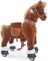 PonyCycle Kids Riding Horse Brown - Medium