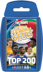 Top Trumps World Football Stars Top 200 Blue Edition Card Game