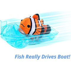 ZhuZhu Aquarium Speed boat And Dock