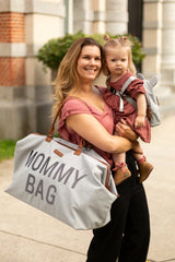 Childhome Mommy Big Bag Grey Large Baby Diaper Travel Bag