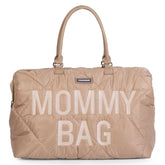 Childhome Mommy Bag Big Puffered Beige Large Baby Diaper Travel Bag