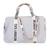 Childhome Mommy Bag Signature Canvas Off White Large Baby Diaper Travel Bag