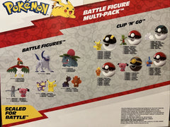 Pokemon Battle Action Figure Pickachu 8 Pack