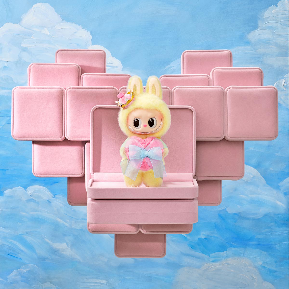 Authentic Labubu The Monsters Lets Checkmate Vinyl