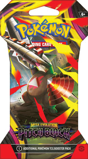 Pokemon TCG: Mega Evolution - Pitch Black Sleeved Booster Pack Trading Card - Random Selection