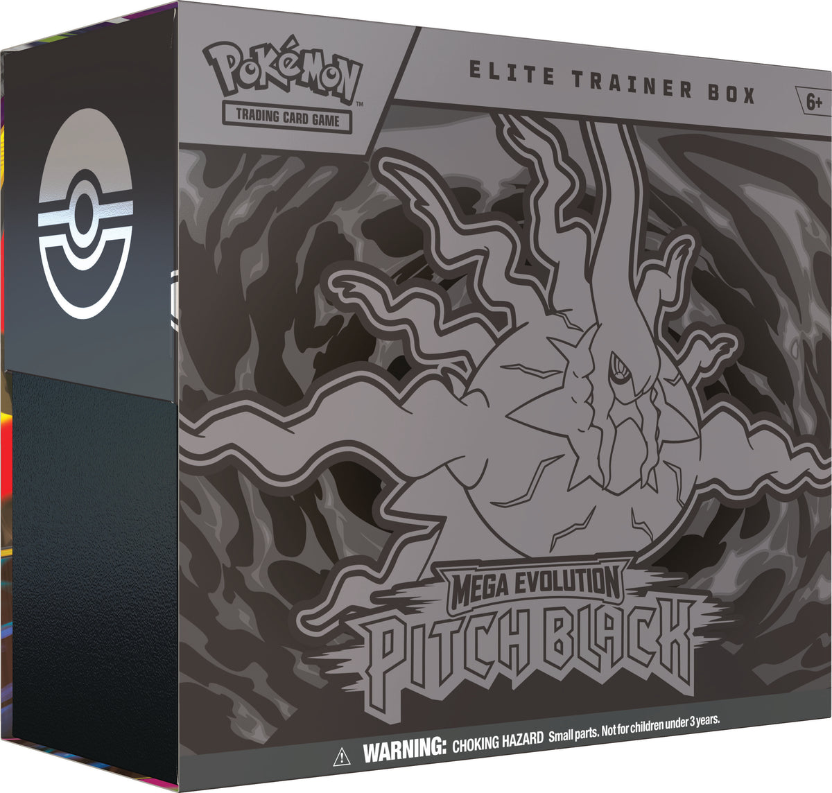 Pokémon TCG: Mega Evolution - Pitch Black Elite Trainer Box with 9 Booster Packs and Accessories
