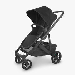 UPPAbaby Cruz V2 Stroller Jake Charcoal Carbon Frame Black Leather