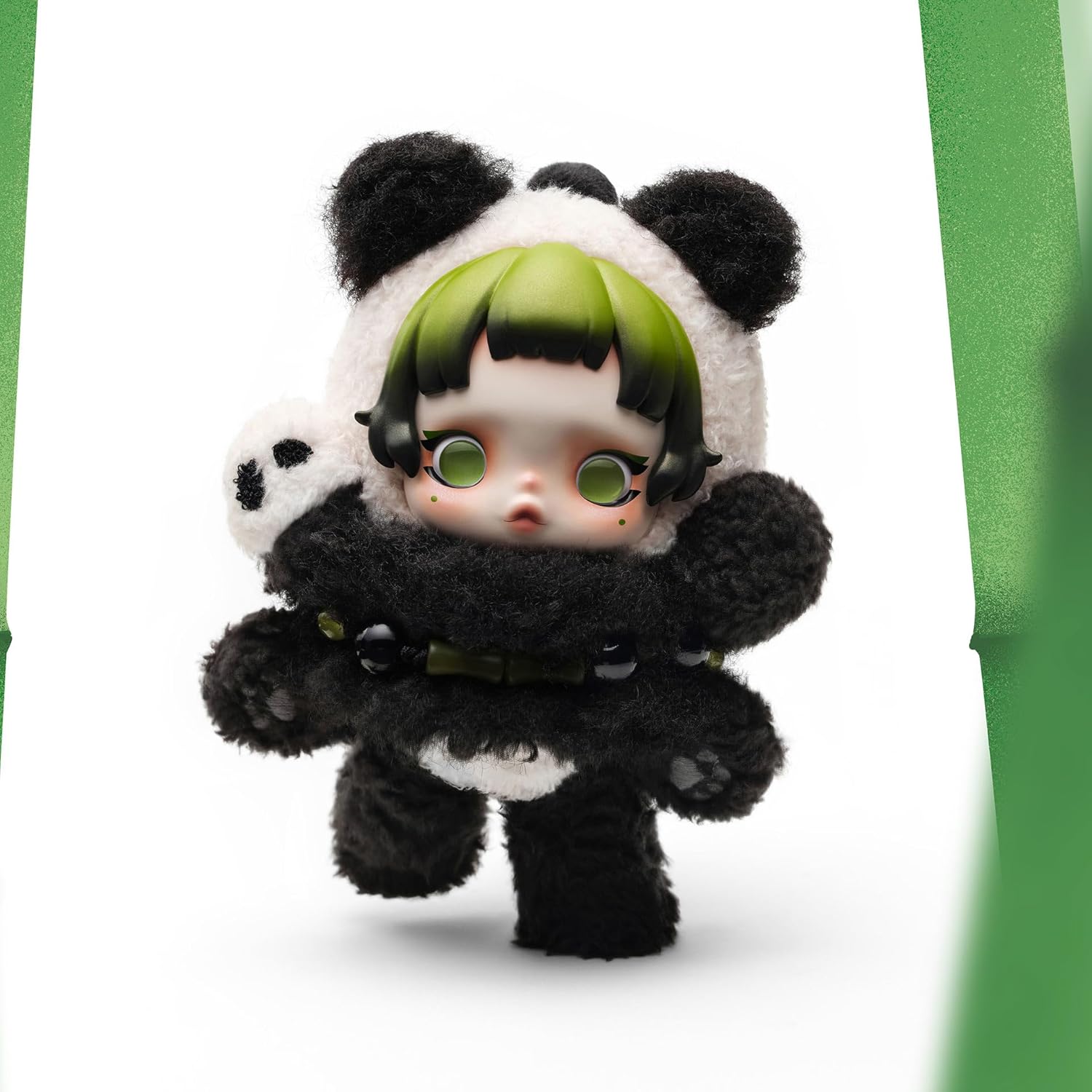 Skull Panda Lazy Panda Plush Doll Pendant