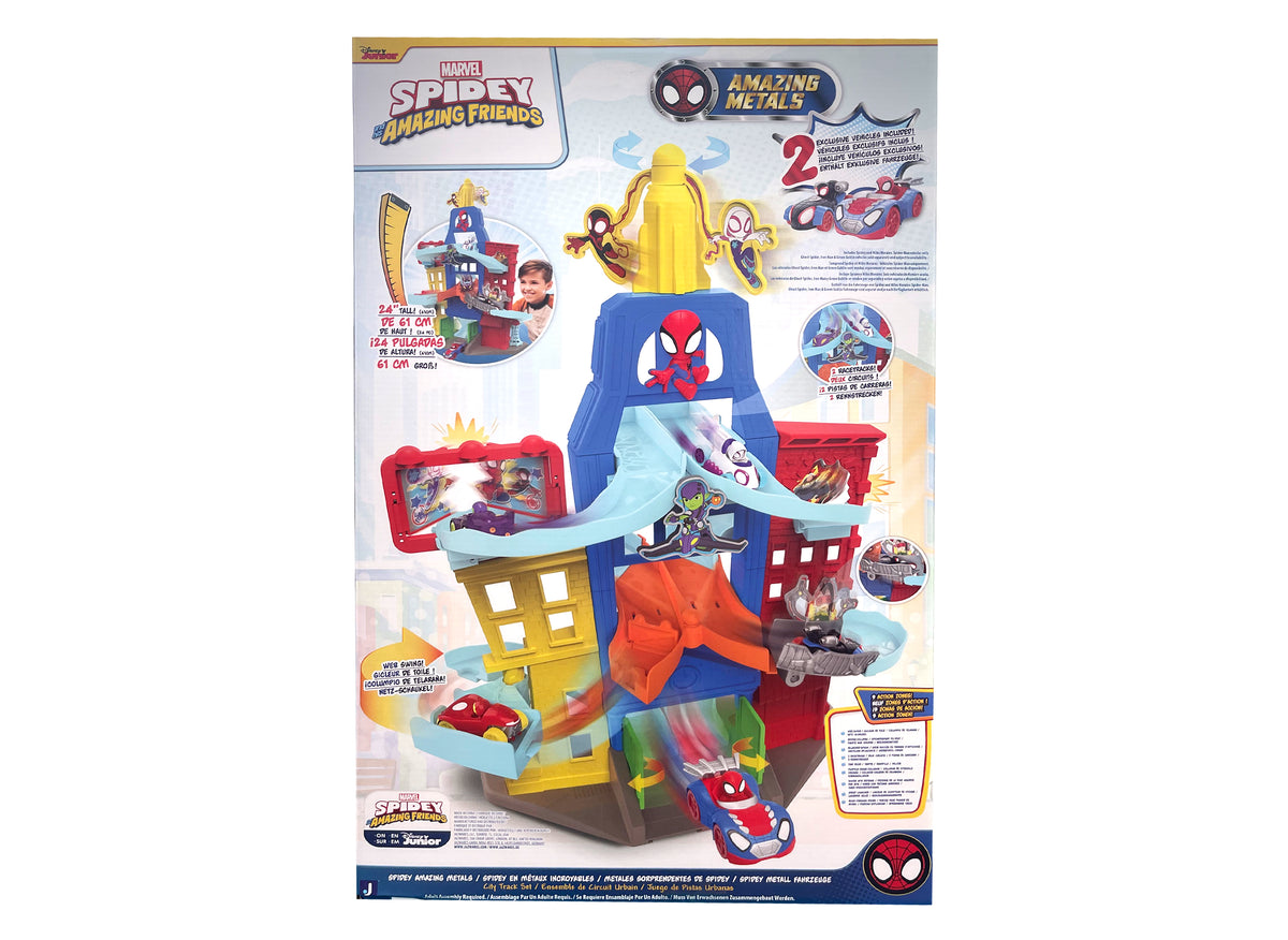 Spidey and His Amazing Friends City Track Set with Lights & Sounds