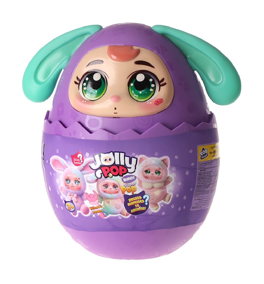 JollyPop Bunny SuperPop S1 Battery Operated Interactive Plush Toy with Accessories
