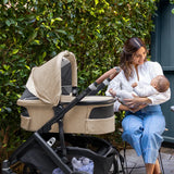 UPPAbaby Bassinet V3 Liam Oat Mélange Carbon Frame