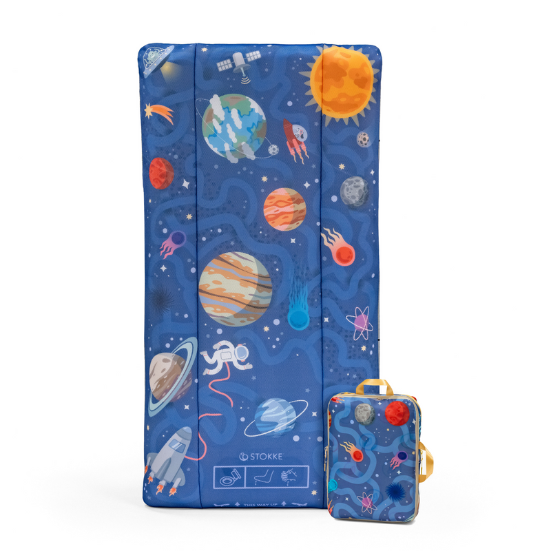 Stokke JetKids CloudSleeper Space Maze Inflatable Kids Travel Bed and Mattress