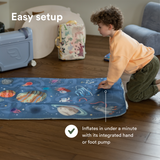 Stokke JetKids CloudSleeper Space Maze Inflatable Kids Travel Bed and Mattress