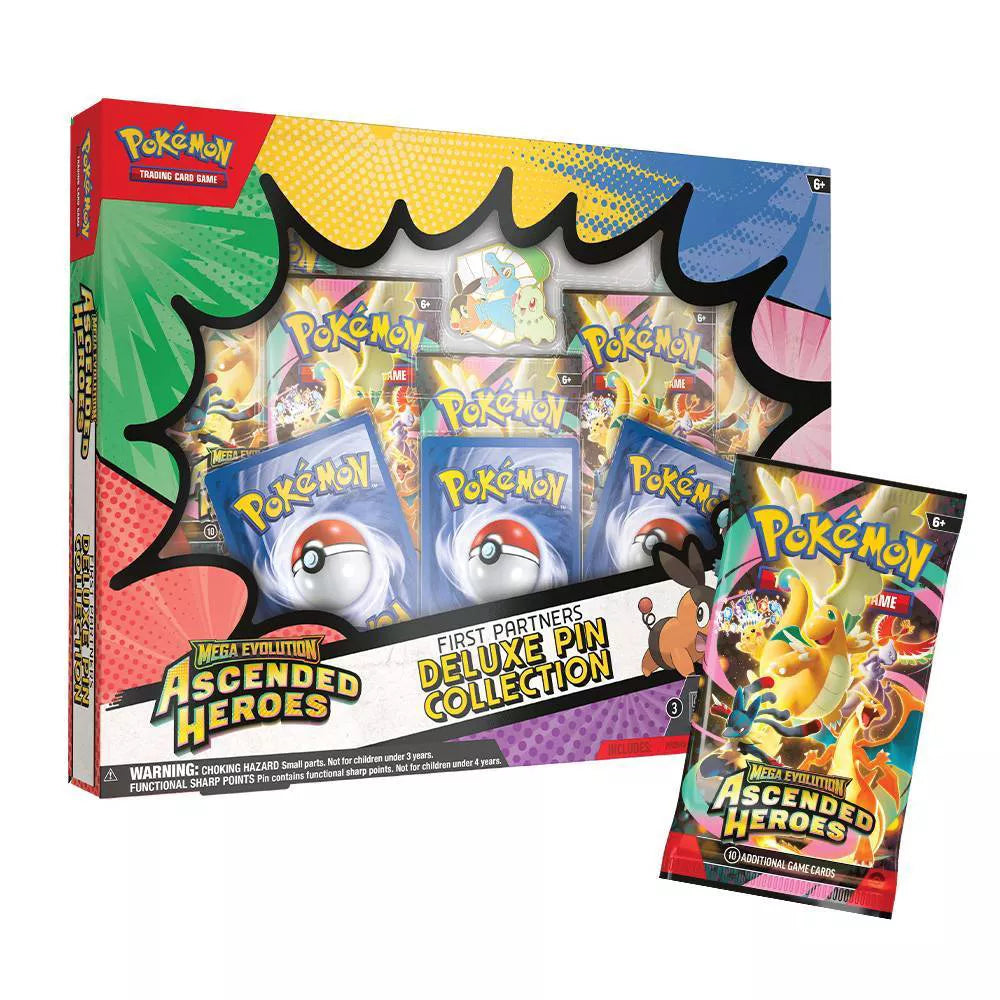 Pokémon TCG: Mega Evolution - Ascended Heroes First Partners Deluxe Pin Collection