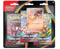 Pokémon TCG: Mega Evolution - Chaos Rising 3-Pack Blister with Foil Promo Card