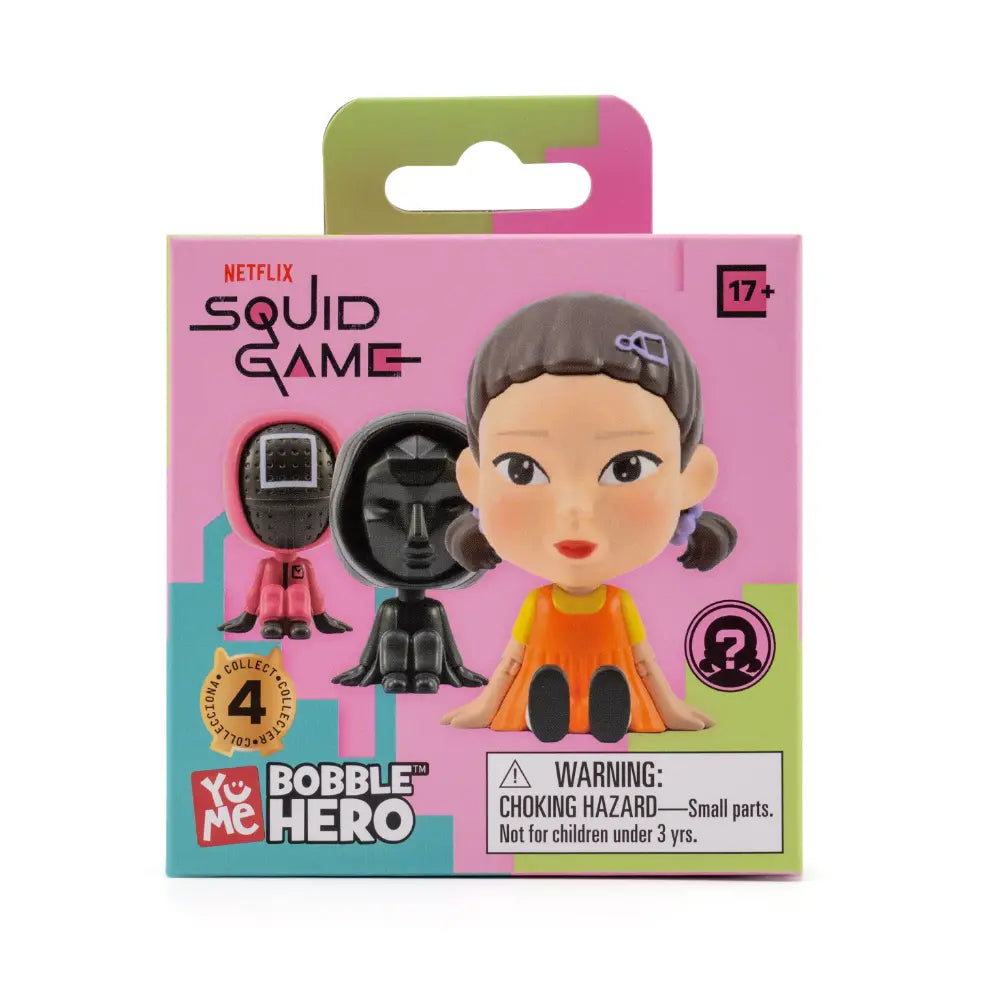 SQUID GAME BOBBLEHERO 6CM 4ASST