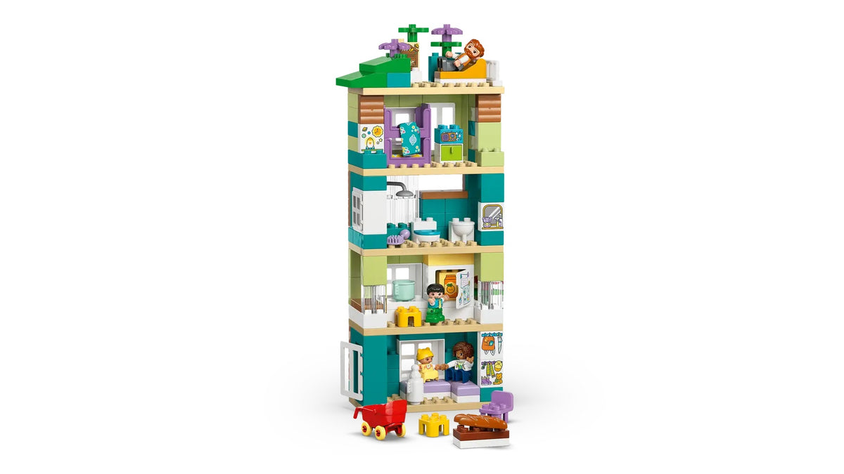 Lego Duplo Modern Family House With Figuure 3-in-1