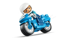 Lego Duplo Blue Police Motorcycle with Figures