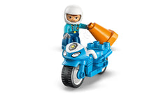 Lego Duplo Blue Police Motorcycle with Figures